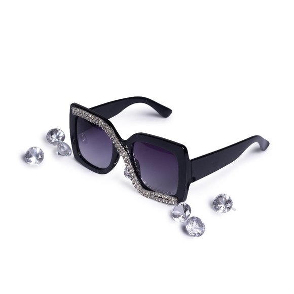 Accessories - Diamond embroided sunglasses